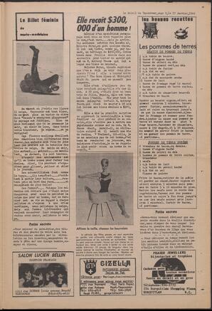 Le Soleil de Vancouver, January 17, 1969, page 9