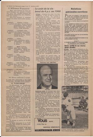 Le Soleil de Vancouver, January 17, 1969, page 6
