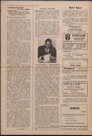 Le Soleil de Vancouver, January 10, 1969, page 4