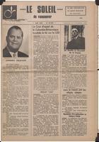Le Soleil de Vancouver, November 8, 1968