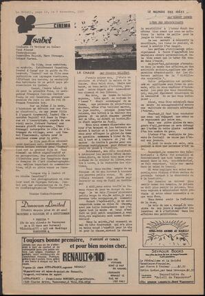 Le Soleil de Vancouver, November 8, 1968, page 12