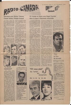 Le Soleil de Vancouver, November 8, 1968, page 7