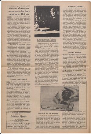 Le Soleil de Vancouver, November 1, 1968, page 6