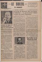 Le Soleil de Vancouver, October 25, 1968