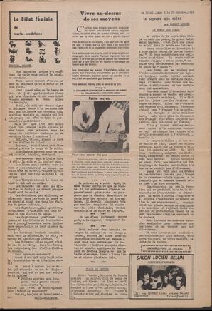 Le Soleil de Vancouver, October 25, 1968, page 9