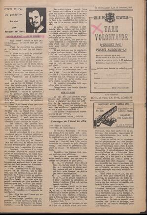 Le Soleil de Vancouver, October 25, 1968, page 3