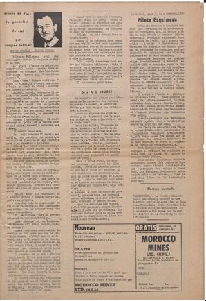 Le Soleil de Vancouver, October 4, 1968, page 3