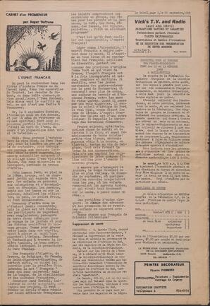 Le Soleil de Vancouver, September 20, 1968, page 5