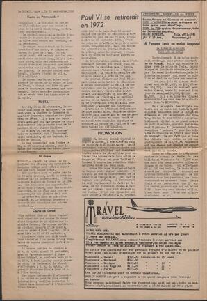 Le Soleil de Vancouver, September 20, 1968, page 4