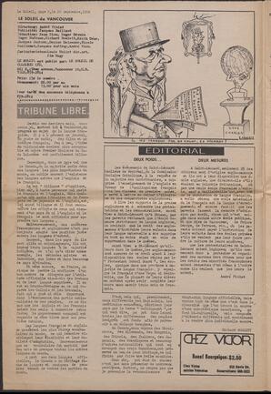 Le Soleil de Vancouver, September 20, 1968, page 2