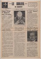 Le Soleil de Vancouver, September 13, 1968
