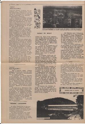 Le Soleil de Vancouver, September 13, 1968, page 8