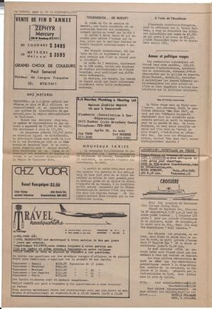 Le Soleil de Vancouver, September 13, 1968, page 4