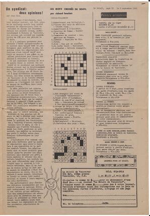 Le Soleil de Vancouver, September 6, 1968, page 11