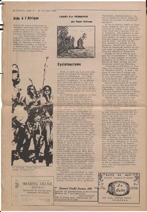 Le Soleil de Vancouver, August 30, 1968, page 8