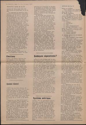 Le Soleil de Vancouver, August 23, 1968, page 4