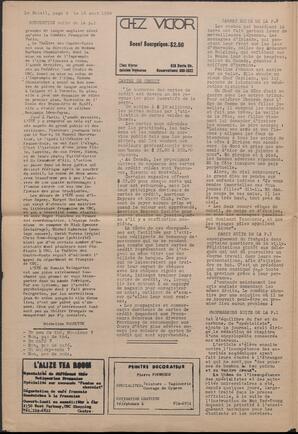 Le Soleil de Vancouver, August 16, 1968, page 4