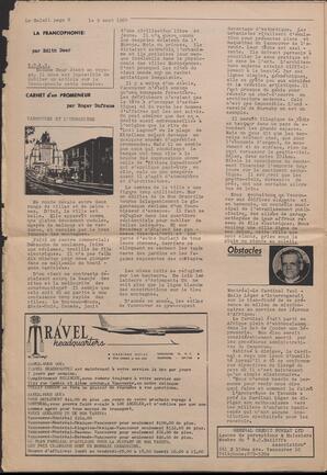 Le Soleil de Vancouver, August 9, 1968, page 8