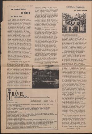 Le Soleil de Vancouver, August 2, 1968, page 8