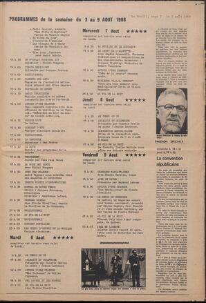 Le Soleil de Vancouver, August 2, 1968, page 7