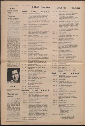 Le Soleil de Vancouver, August 2, 1968, page 6
