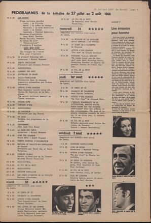 Le Soleil de Vancouver, July 26, 1968, page 7