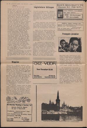 Le Soleil de Vancouver, July 26, 1968, page 4