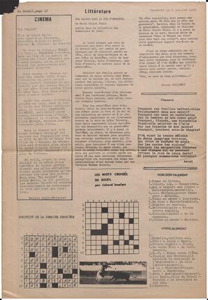 Le Soleil de Vancouver, July 5, 1968, page 12