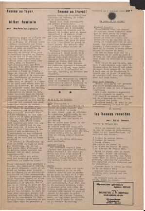 Le Soleil de Vancouver, July 5, 1968, page 9