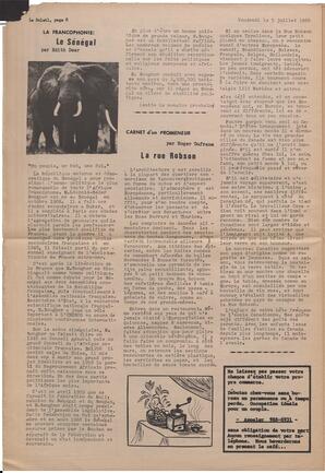 Le Soleil de Vancouver, July 5, 1968, page 8