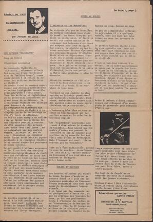 Le Soleil de Vancouver, June 7, 1968, page 3