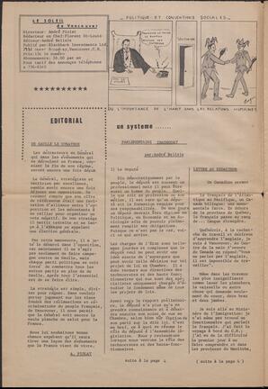 Le Soleil de Vancouver, June 7, 1968, page 2