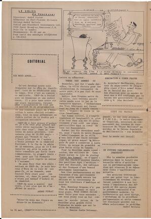 Le Soleil de Vancouver, May 31, 1968, page 2