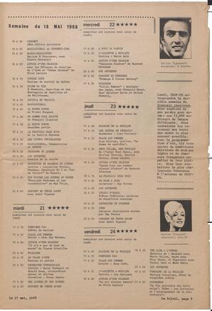Le Soleil de Vancouver, May 17, 1968, page 7