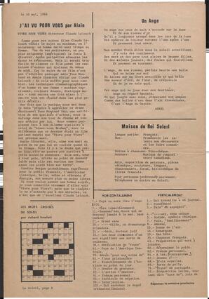 Le Soleil de Vancouver, May 10, 1968, page 8