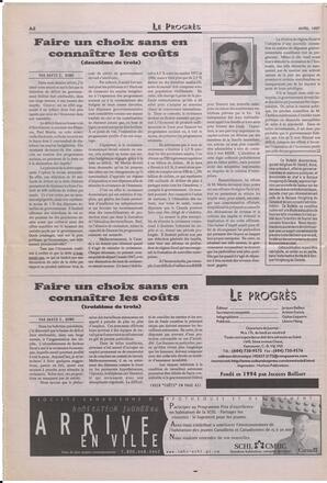 Le Soleil de Colombie-Britannique, April 18, 1997, page 6