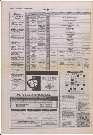 Le Soleil de Colombie-Britannique, March 14, 1997, page 9