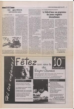 Le Soleil de Colombie-Britannique, March 14, 1997, page 8