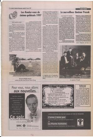Le Soleil de Colombie-Britannique, March 14, 1997, page 7