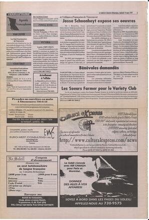 Le Soleil de Colombie-Britannique, March 14, 1997, page 5