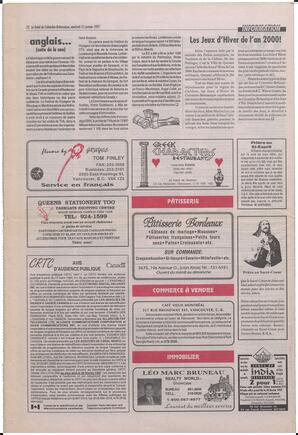 Le Soleil de Colombie-Britannique, January 31, 1997, page 12