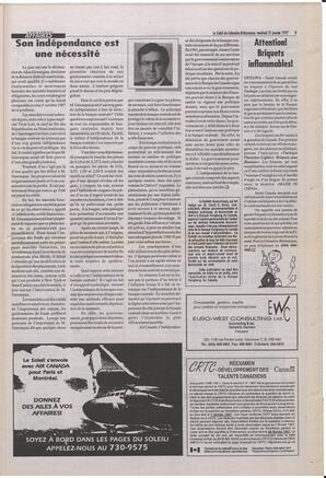 Le Soleil de Colombie-Britannique, January 31, 1997, page 9