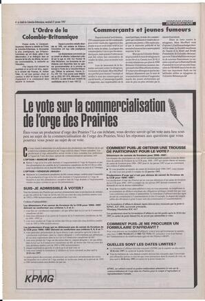 Le Soleil de Colombie-Britannique, January 31, 1997, page 4