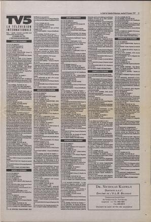 Le Soleil de Colombie-Britannique, January 24, 1997, page 11