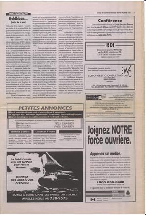 Le Soleil de Colombie-Britannique, January 24, 1997, page 3