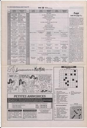 Le Soleil de Colombie-Britannique, January 17, 1997, page 10