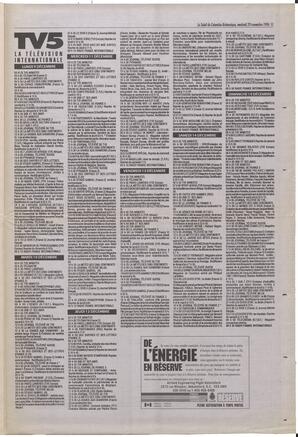 Le Soleil de Colombie-Britannique, November 29, 1996, page 11