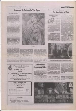 Le Soleil de Colombie-Britannique, November 29, 1996, page 6