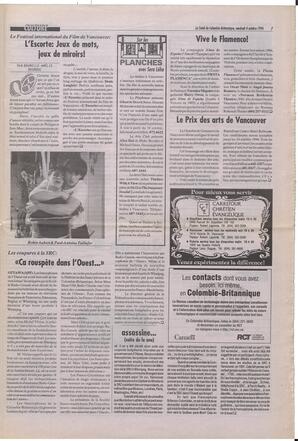 Le Soleil de Colombie-Britannique, October 4, 1996, page 7