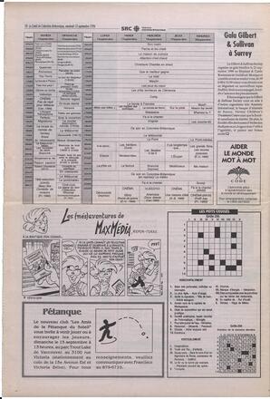 Le Soleil de Colombie-Britannique, September 13, 1996, page 10